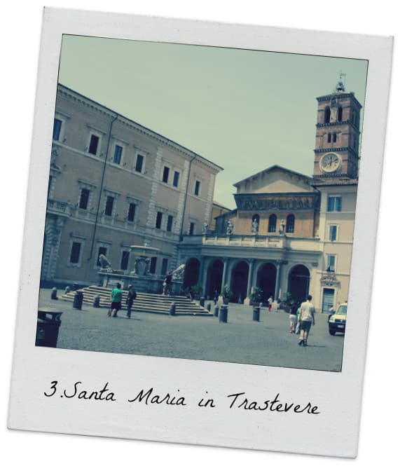 santa maria trastevere lugares turistico