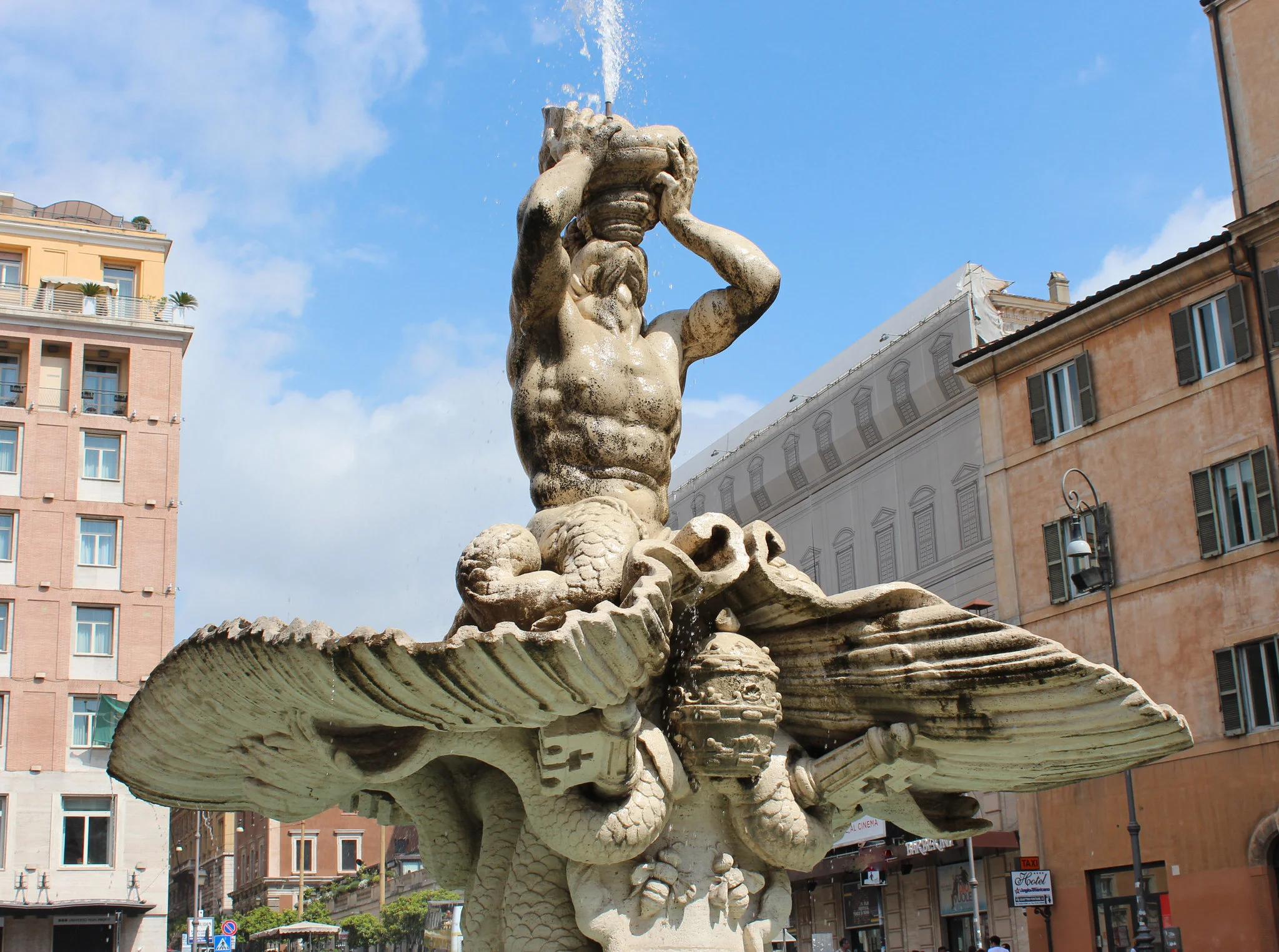 Fuente del Tritón Piazza Barberini