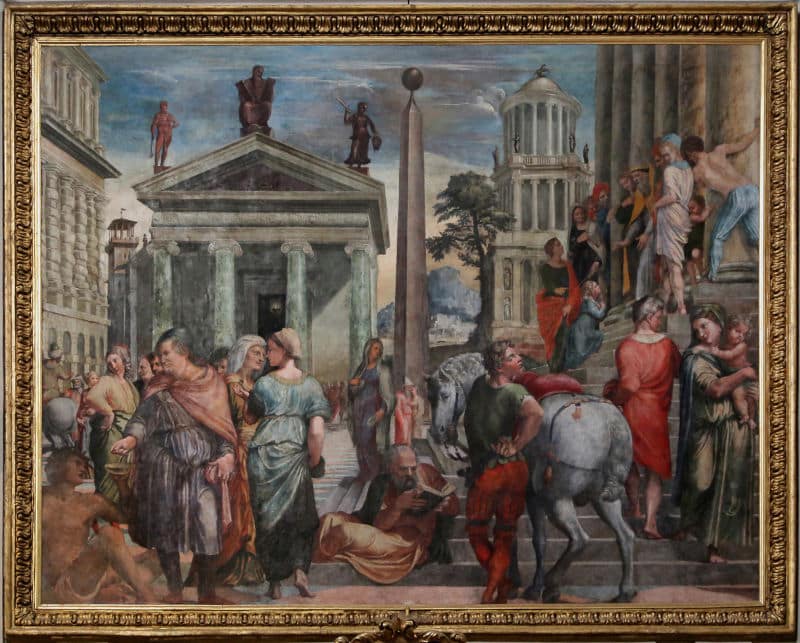 Baldassarre Peruzzi santa maria pace roma Baldassarre Peruzzi santa maria pace roma
