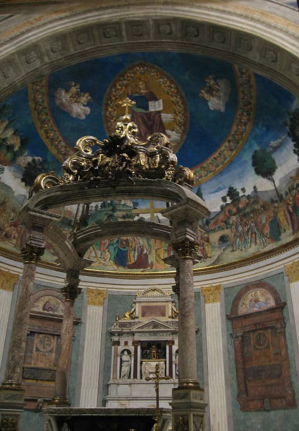 santa croce in gerusalemme altar abside