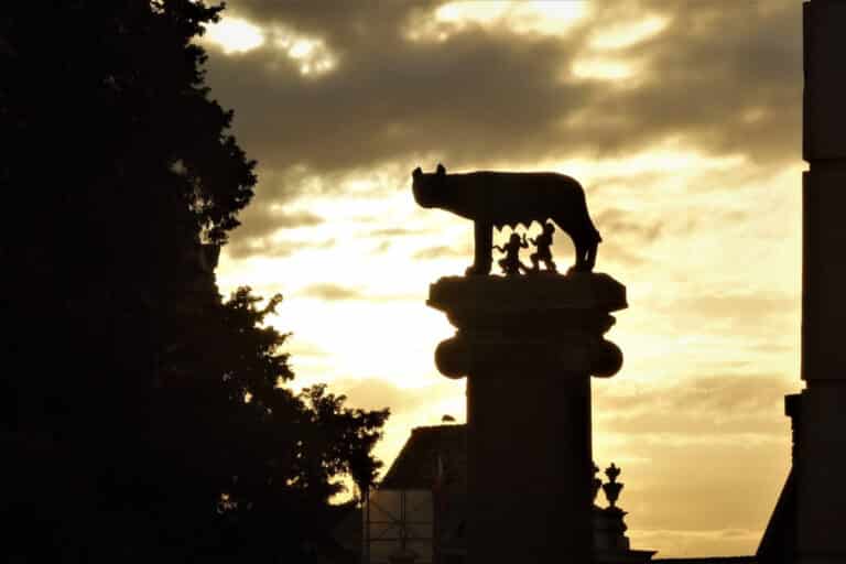 loba campidoglio con gemelos romulo y remo