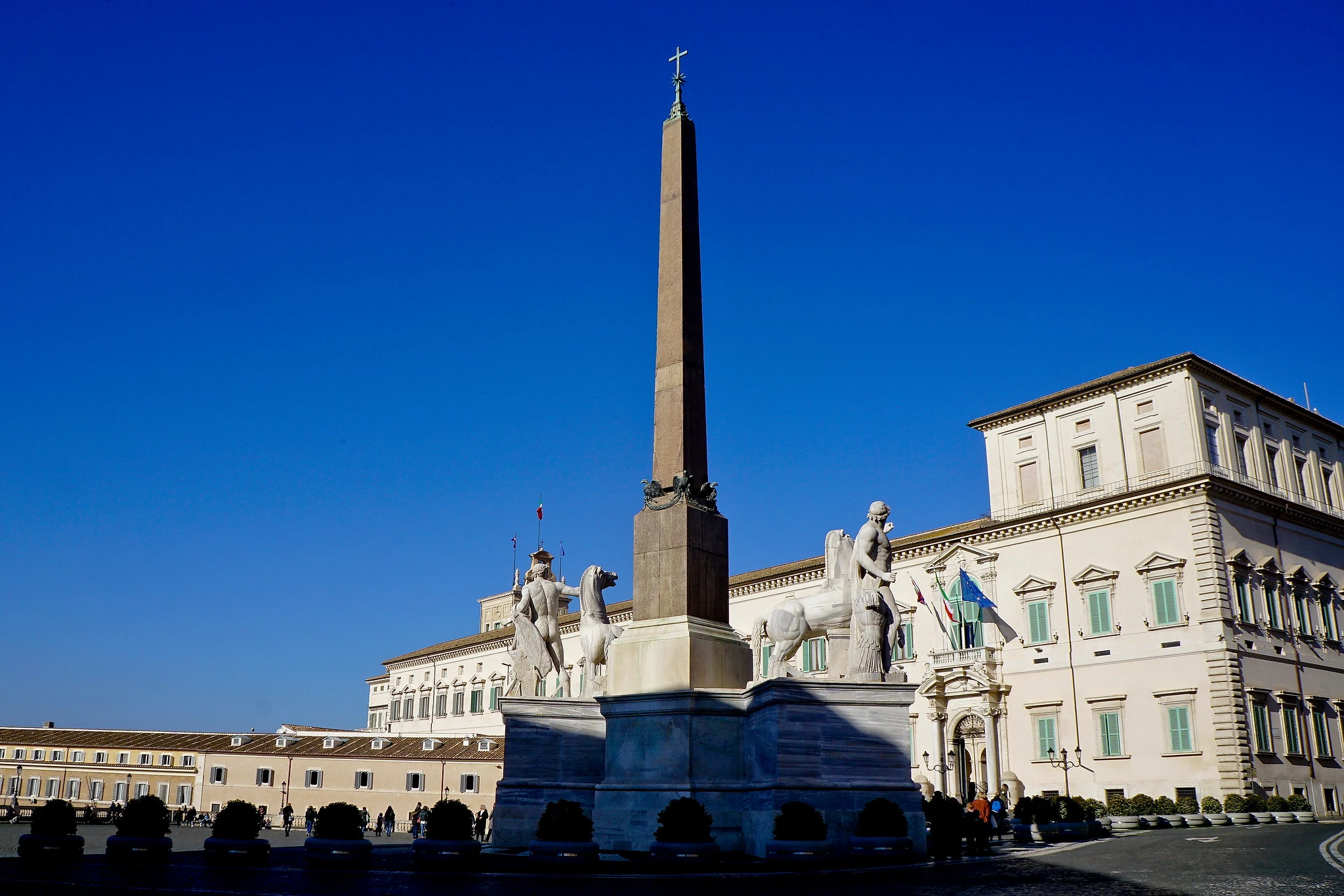 obelisco Plaza del Quirinale