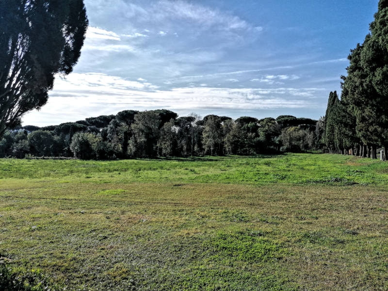 Correr en Roma. Parque Appia Antica.