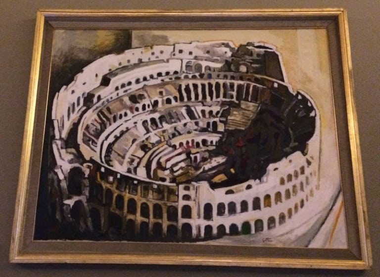 coliseo pintura de guttuso