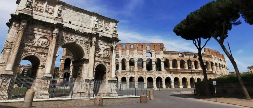 arco constantino y coliseo