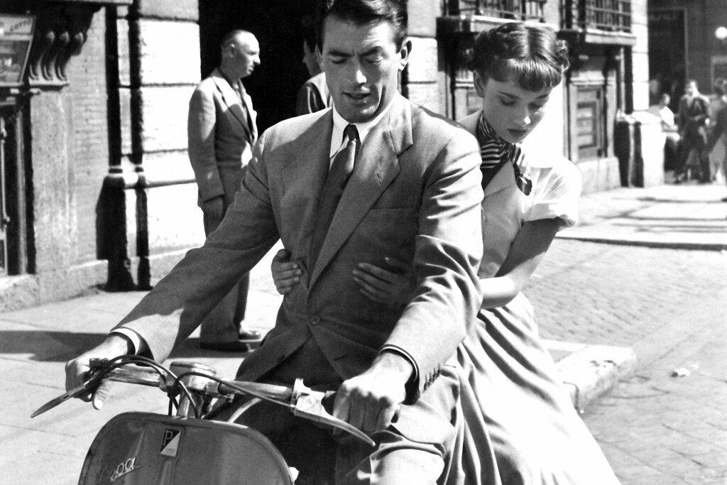 audrey hepburn vacaciones Roma