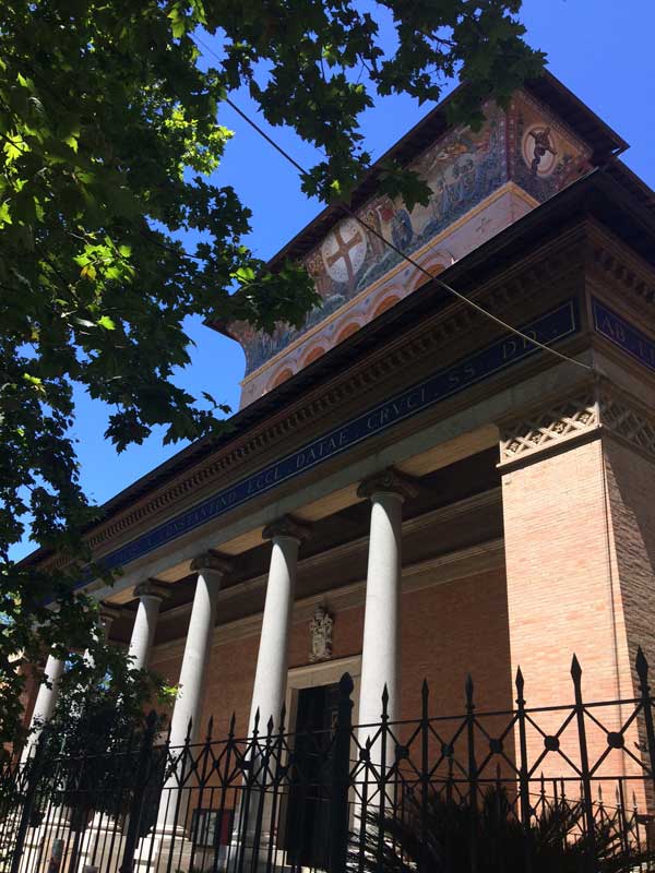 visita barrio flaminio iglesia santa croce 1913