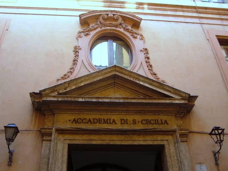 accademia santa cecilia roma donde estudió Ennio Morricone