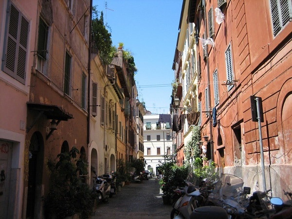 callejuelas qué ver en el trastevere