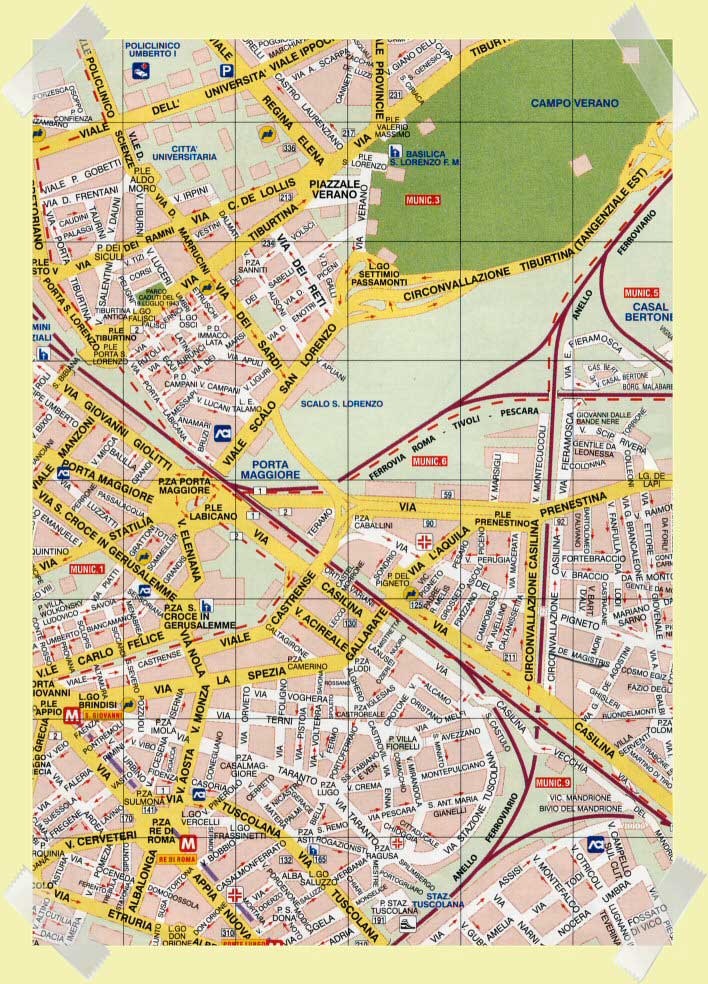 mapa porta maggiore