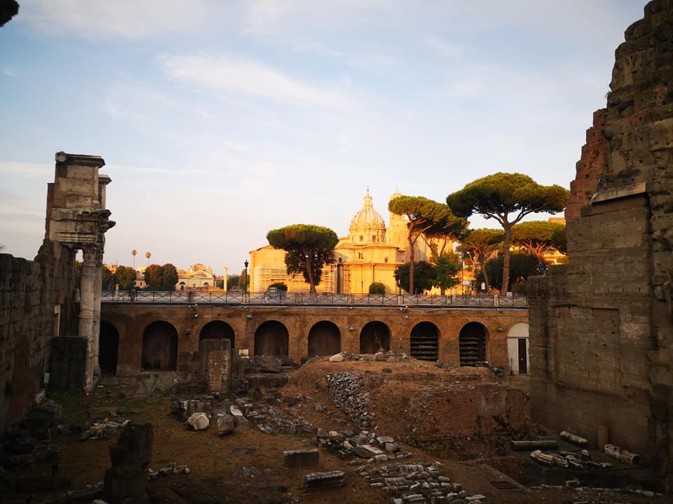 foro augusto al alba