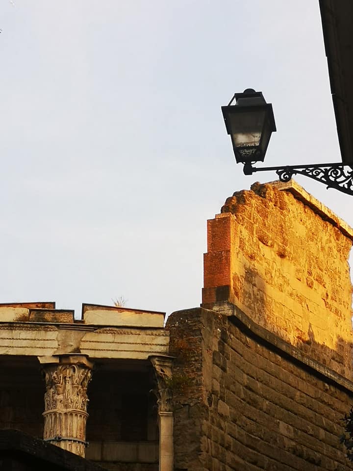 templo marte muro suburra al amanecer