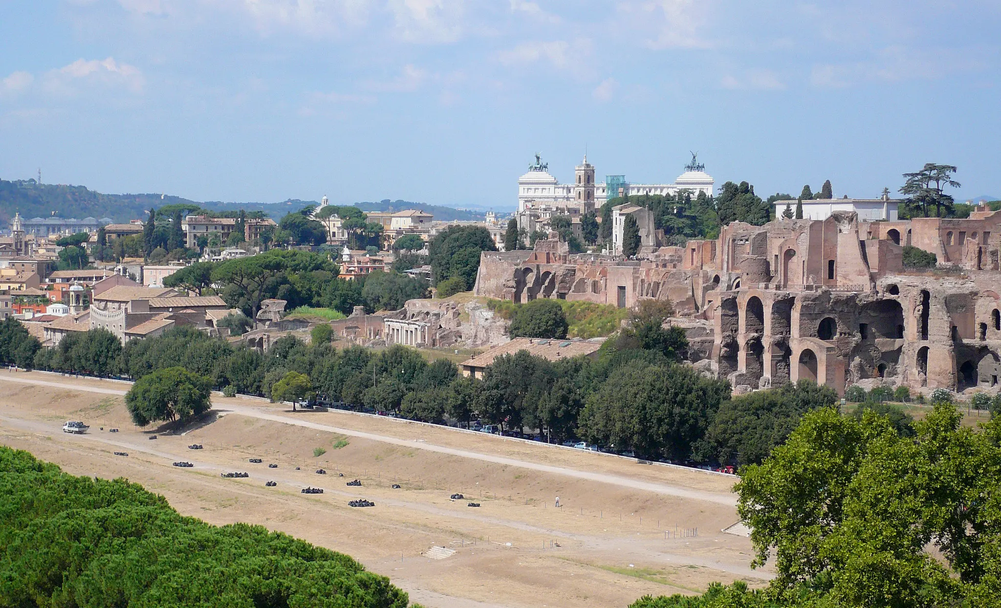 El Aventino, una de las siete colinas de Roma