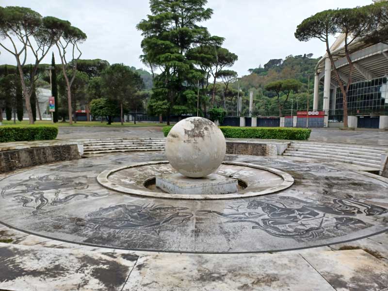 fuente mosaicos foro italico olimpico