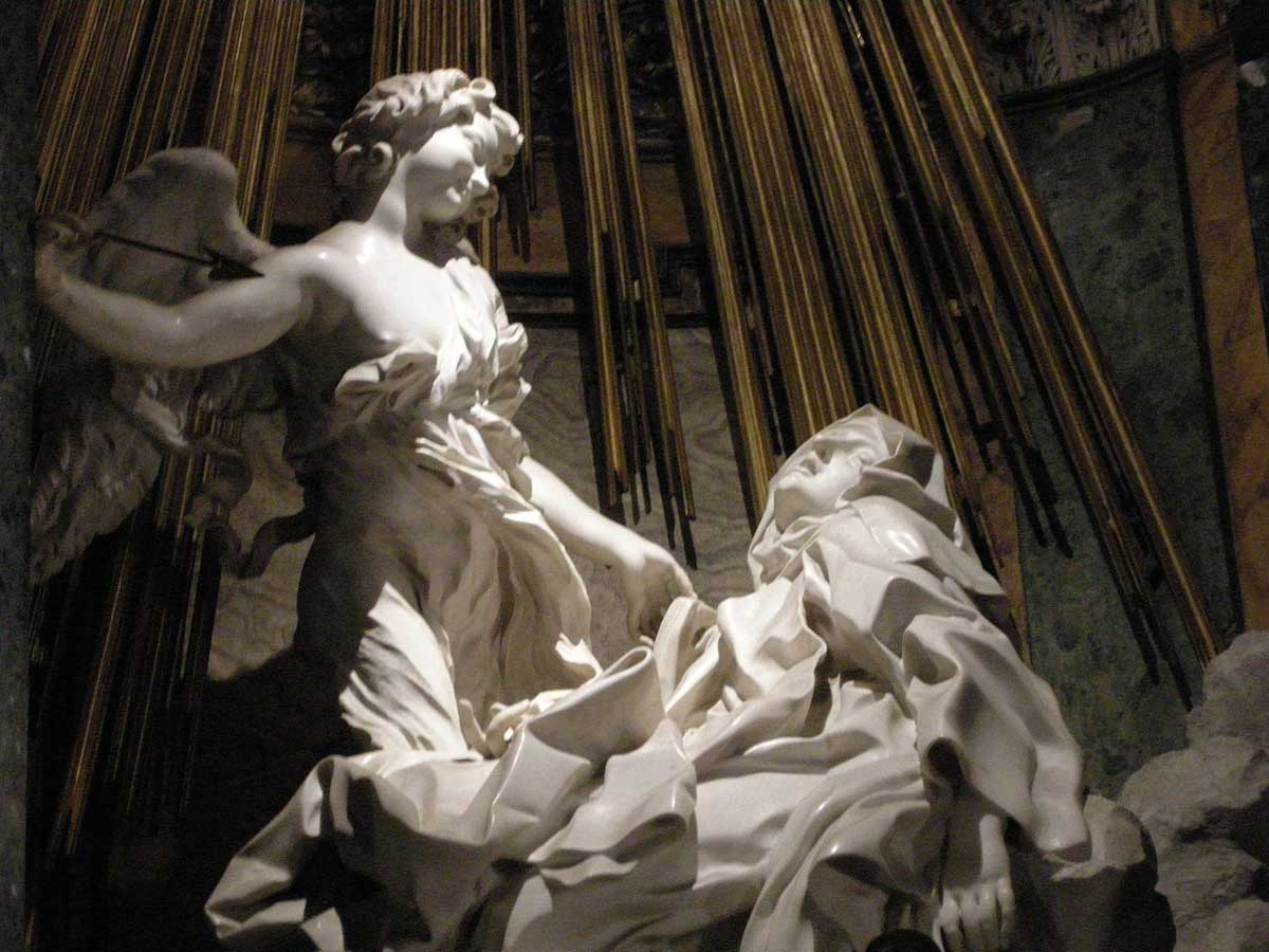 Éxtasis de Santa Teresa - Bernini en la Capilla Cornaro - Guía en Roma