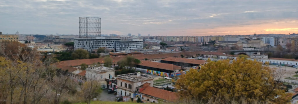 vista ostiense desde testaccio