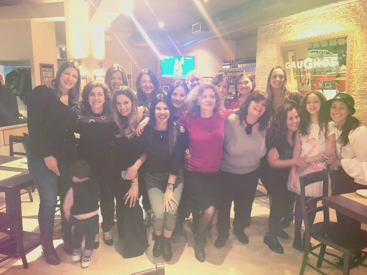 Amigas argentinas reunidas en Gauchos