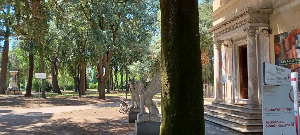 entrada museo villa torlonia Casino dei Principi