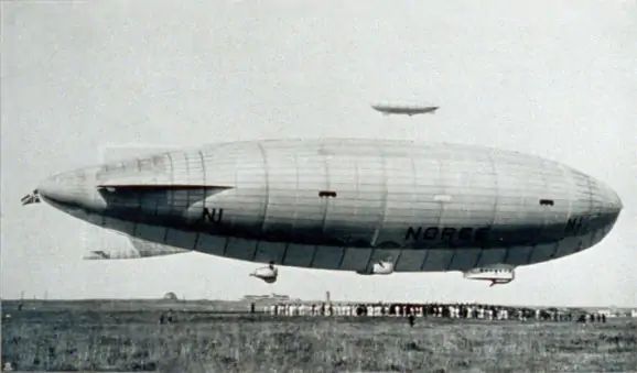 dirigible norge aeropuerto ciampino