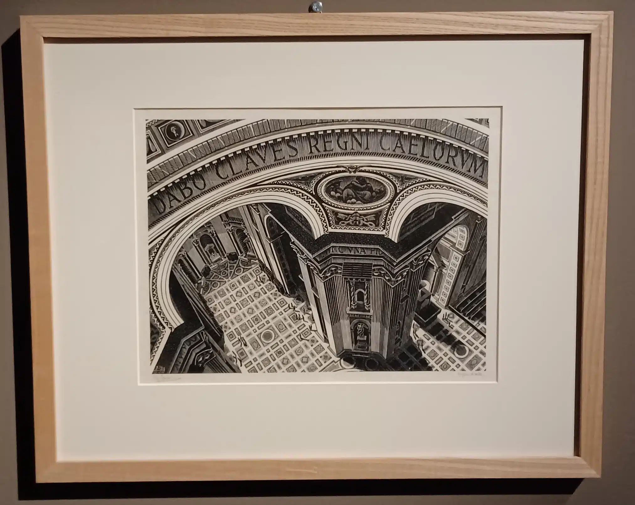 vista de san pedro desde la cupula M. C. Escher