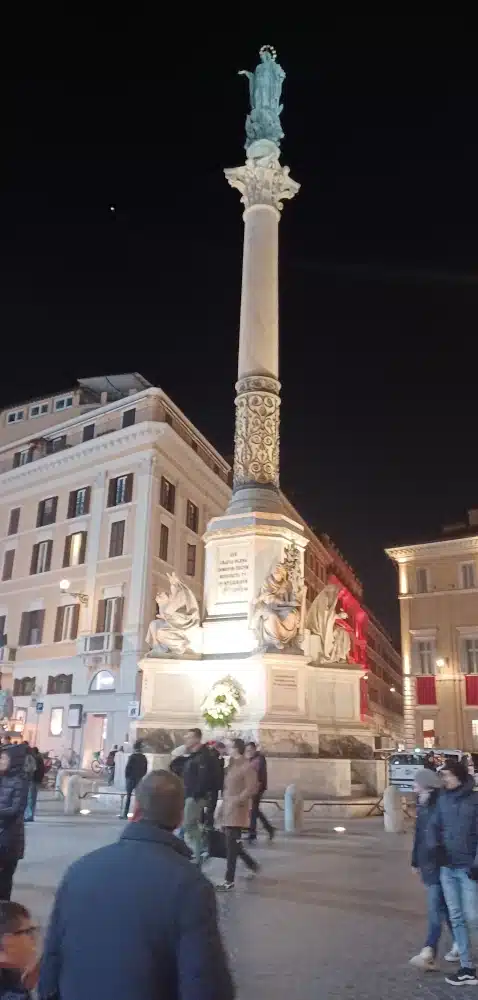 fiesta inmaculada piazza spagna