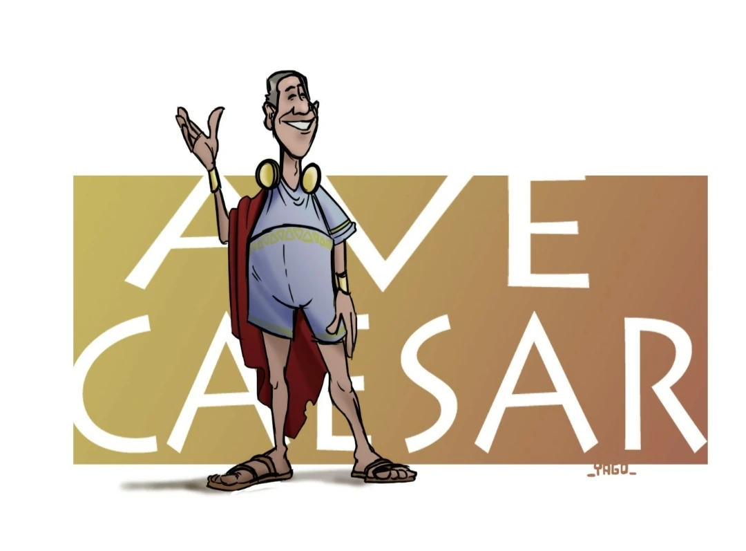 Dibujo, Ave Caesar