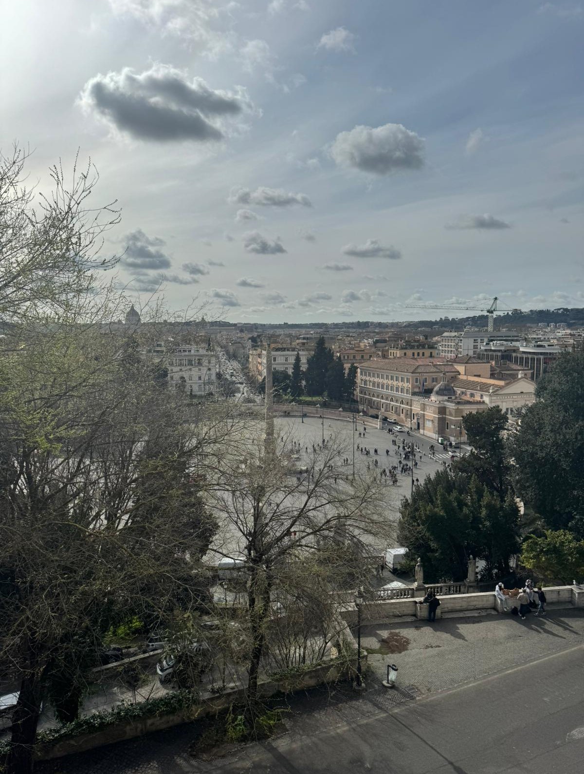 piazza del popolo desde pincio