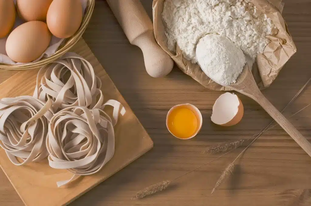 ingredientes para hacer pasta