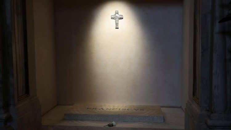 Tumba de papa Francisco en Santa María la Mayor
