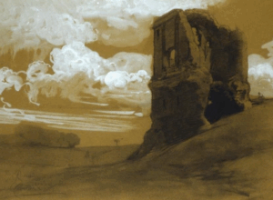 silla del diablo dibujo de Onorato Carlandi 1885