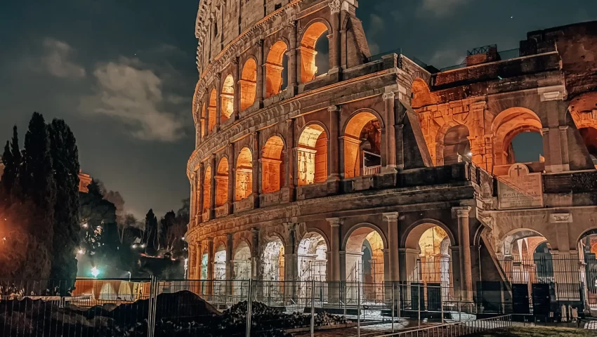 Visita Coliseo de Noche