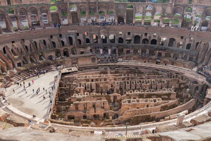 vista desde el ático del Coliseo