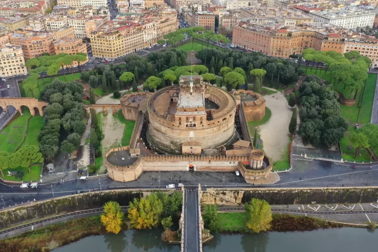 mapa castillo sant angelo roma