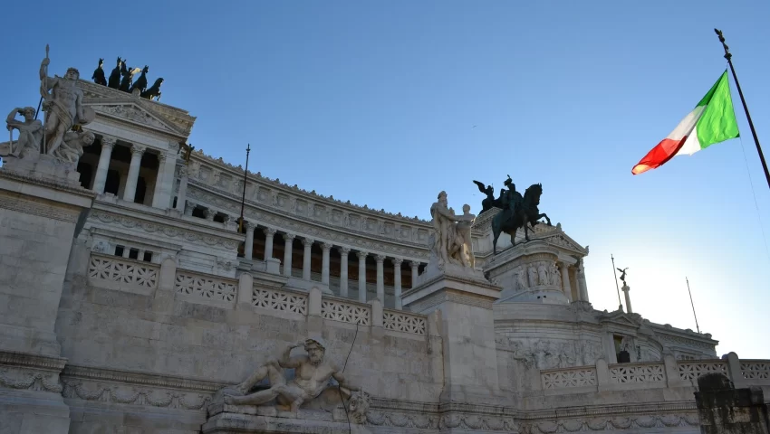 Altar de la Patria y Roma capital de Italia
