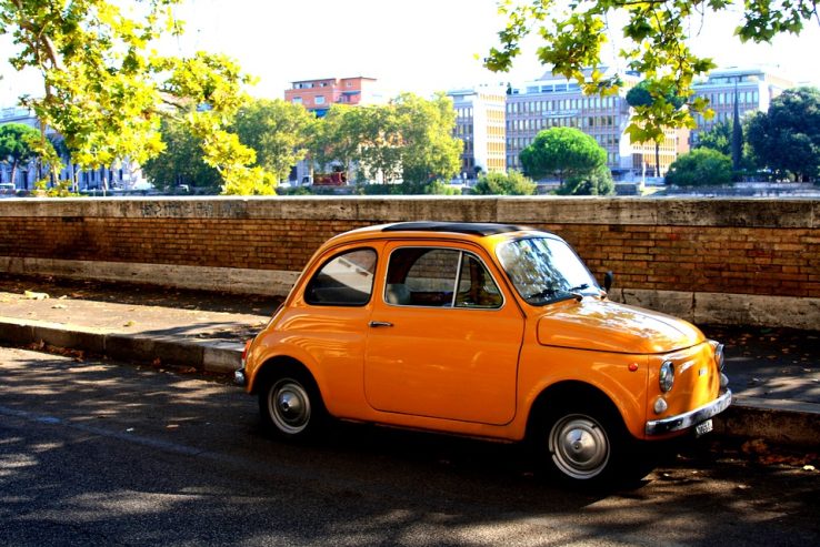 Tour en fiat 500 por Roma