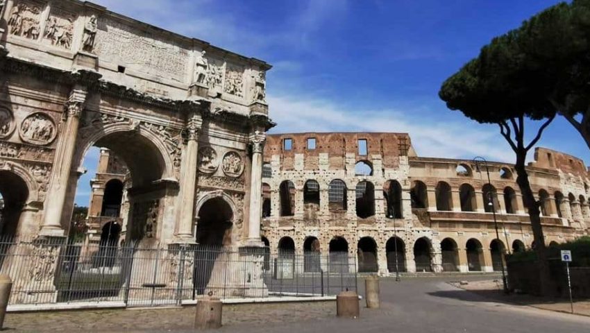 arco constantino y coliseo