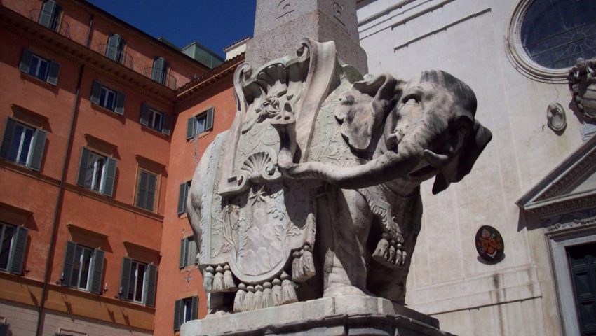 elefante bernini santa maria sopraminerva