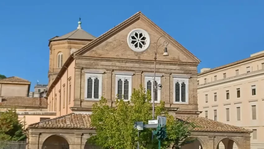 fachada hospital santo spirito roma