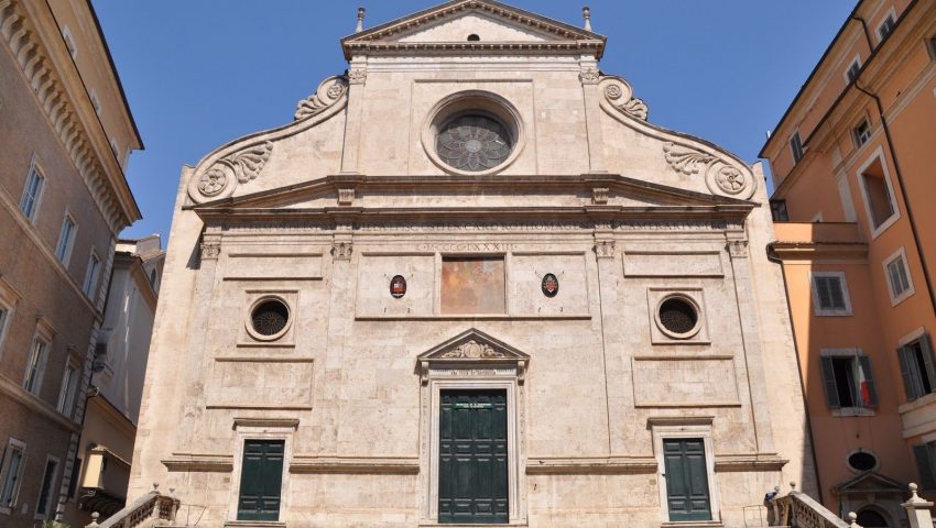 iglesia san agustin campo marzio roma