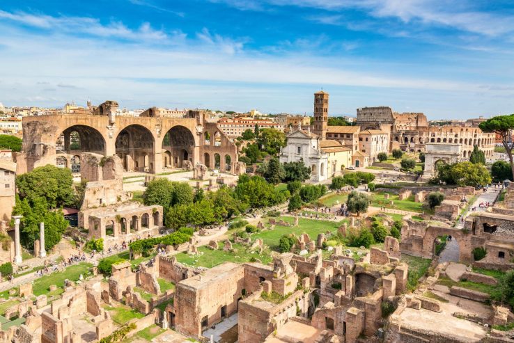 Roma con niños búsqueda del tesoro coliseo antigua roma