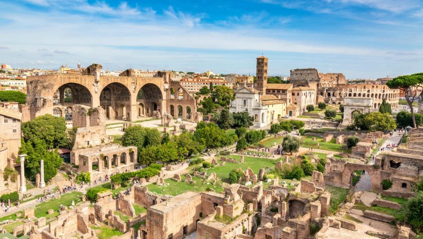 Roma con niños búsqueda del tesoro coliseo antigua roma