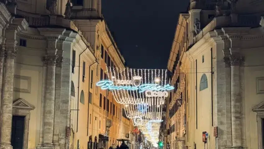 navidad piazza popolo roma