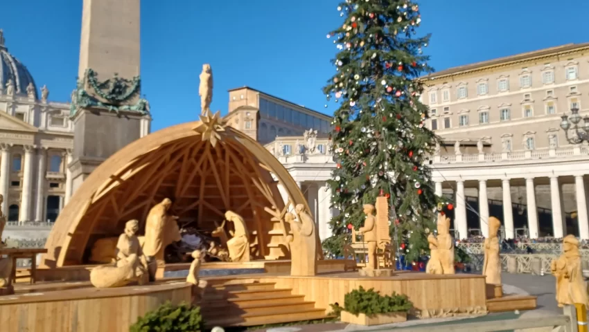 navidades plaza san pedro belen