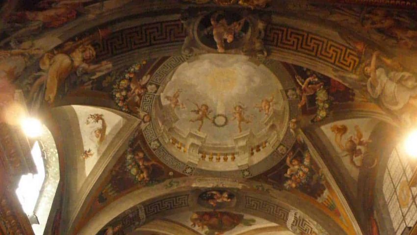 san silvestro al quirinale boveda altar