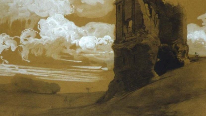 silla del diablo dibujo de Onorato Carlandi 1885