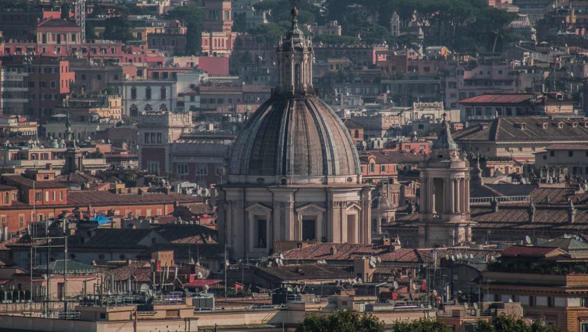 Vistas de Roma desde el Gianicolo