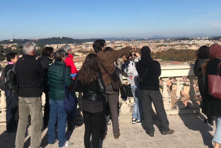 visita guiada academia españa gianicolo