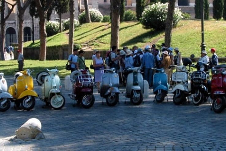 Roma en Vespa